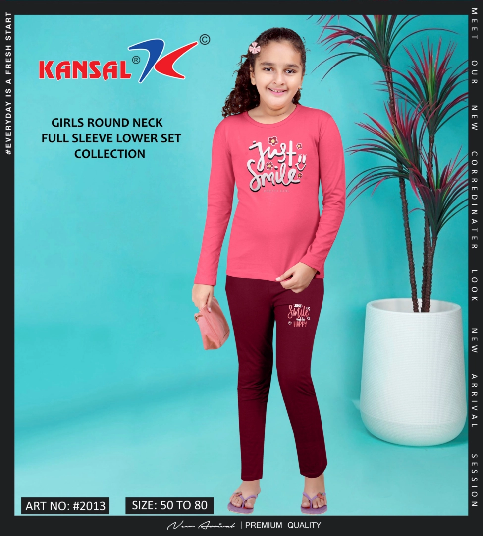 Girl's T-shirt Lower Set